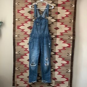 Abercrombie & Fitch womens Boyfriend overalls, size S
